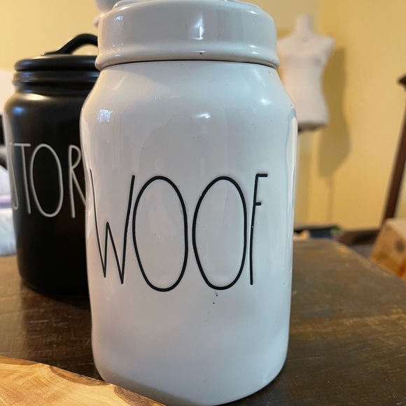 Rae Dunn “Woof” Cannister - Picture 2 of 2